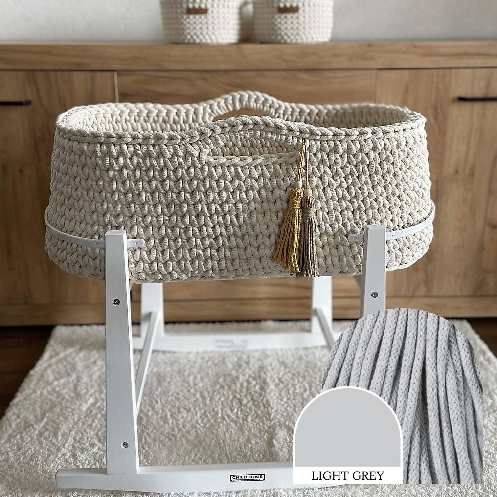 E-shop Aladdin mojžišov kôš, light grey