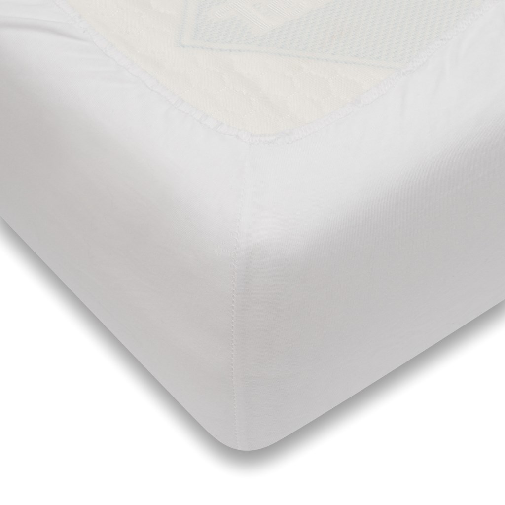 E-shop Jersey prestieradlo do detskej postele New Baby 160x80 cm biela - 54549