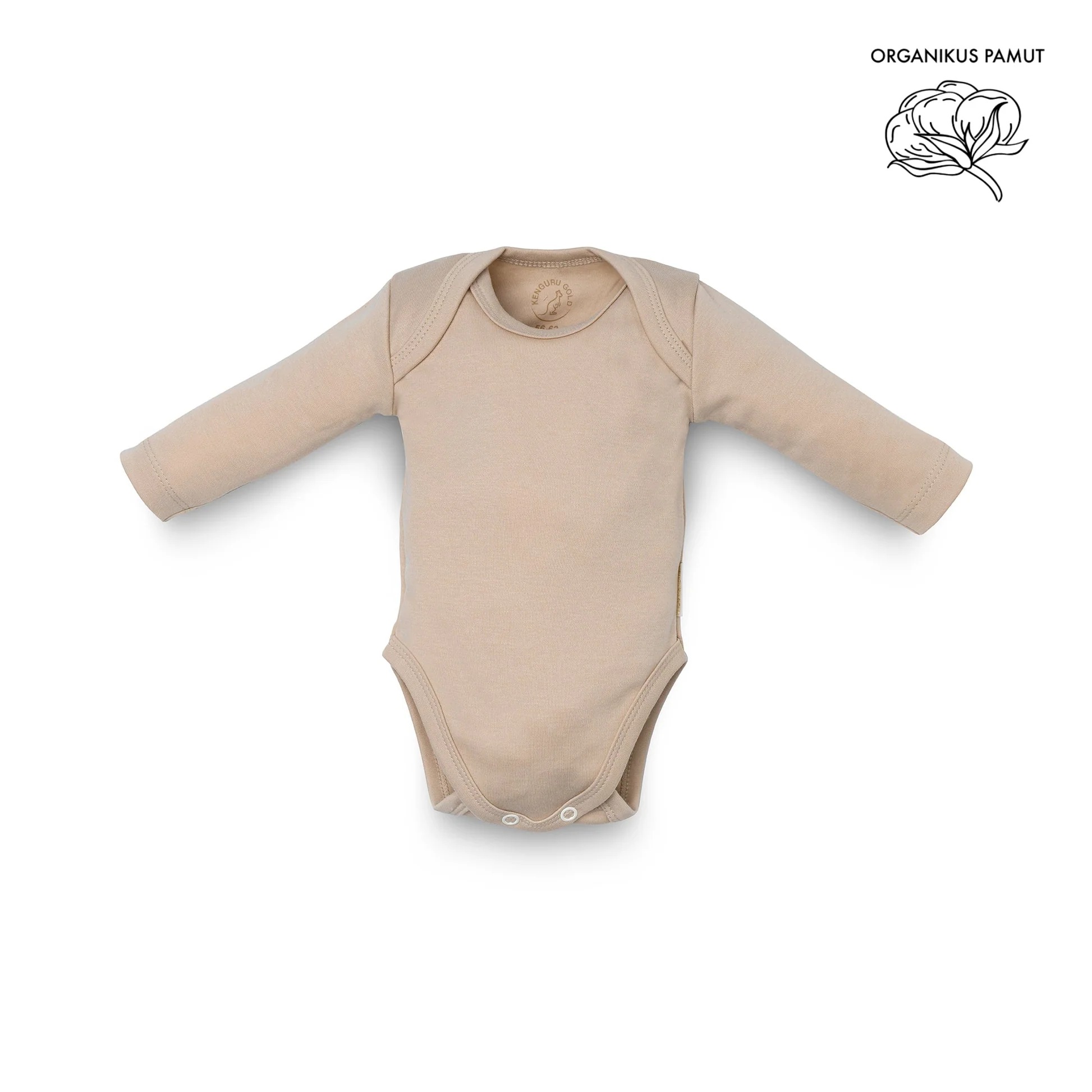 E-shop Kenguru Gold body s dlhými rukávmi Envelope 56-62, hazelnut