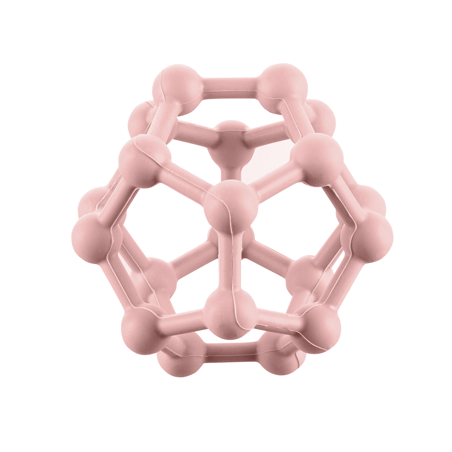 E-shop ZOPA Silikónové hryzátko Atom, Old Pink