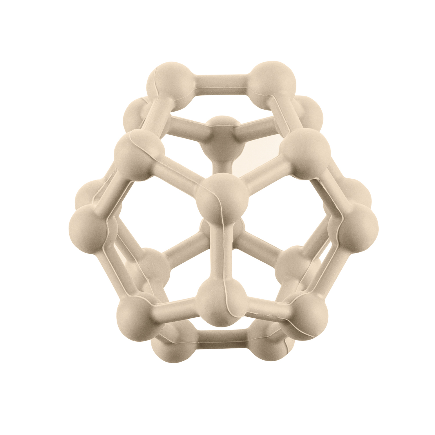 E-shop ZOPA Silikónové hryzátko Atom, Sand Beige