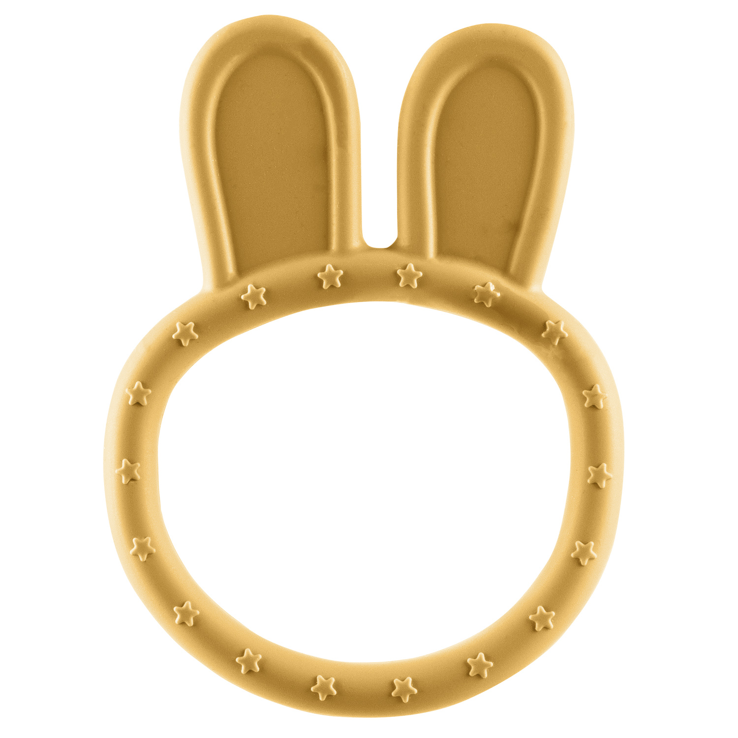 E-shop ZOPA Silikónové hryzátko Rabbit, Mustard Yellow