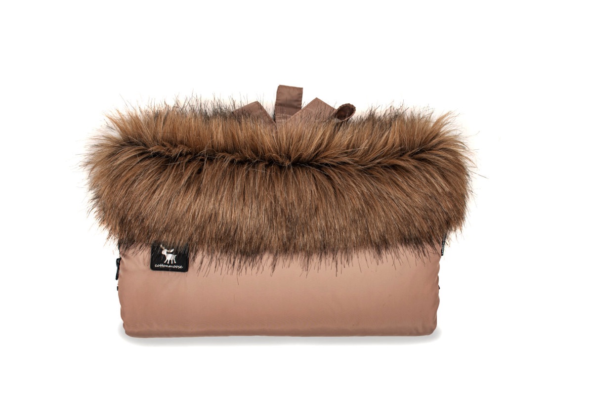 E-shop Cottonmoose rukávnik na kočík MOOSE YUKON farba:camel