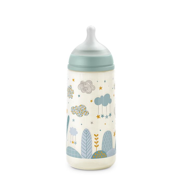 E-shop SUAVINEX | Dojčenská fľaša 360 ml L Dreams - modrá