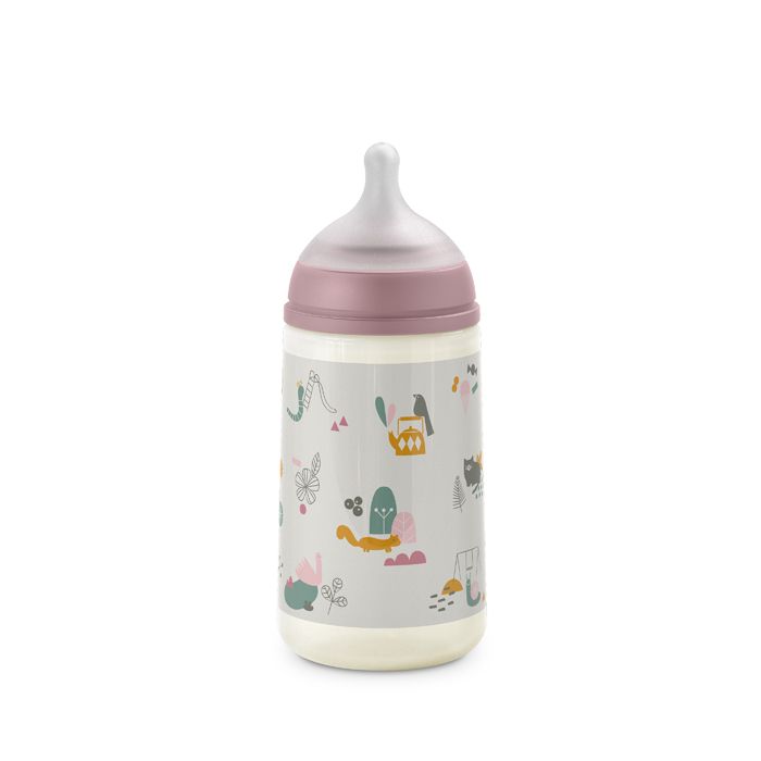 E-shop SUAVINEX | Dojčenská fľaša 270 ml M Walk - ružová