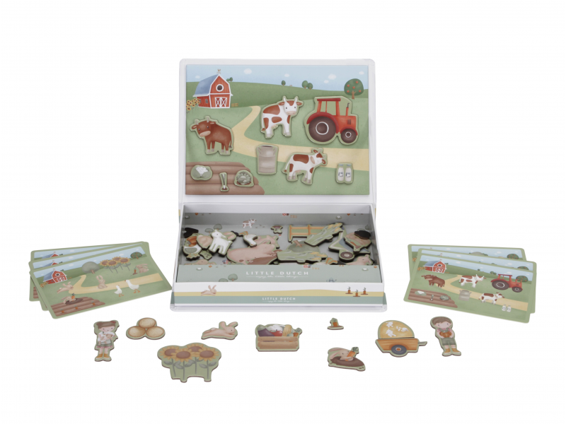 E-shop Little Dutch Magnetická hra Farma