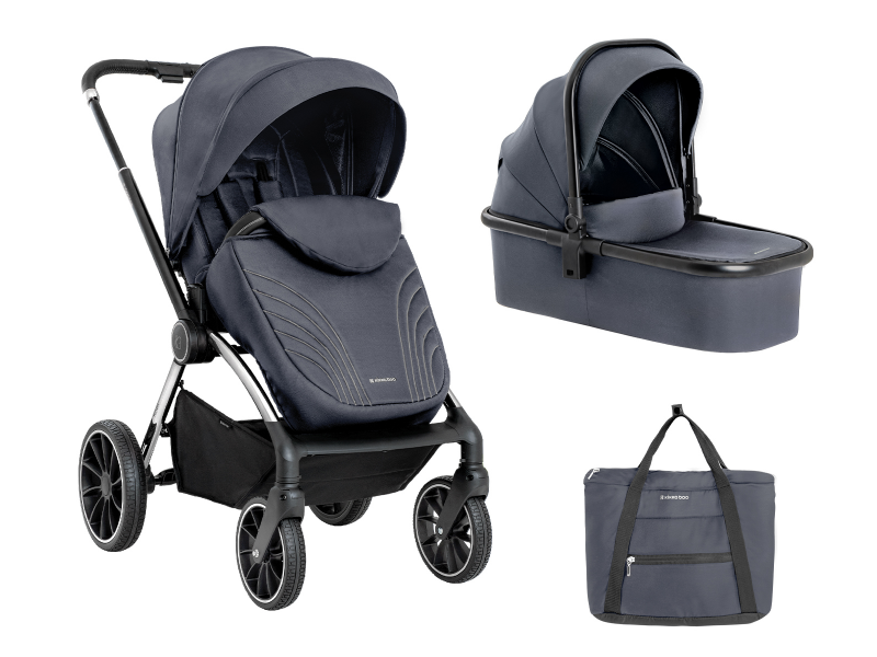 E-shop KikkaBoo Kočík Kara 2v1 Grey