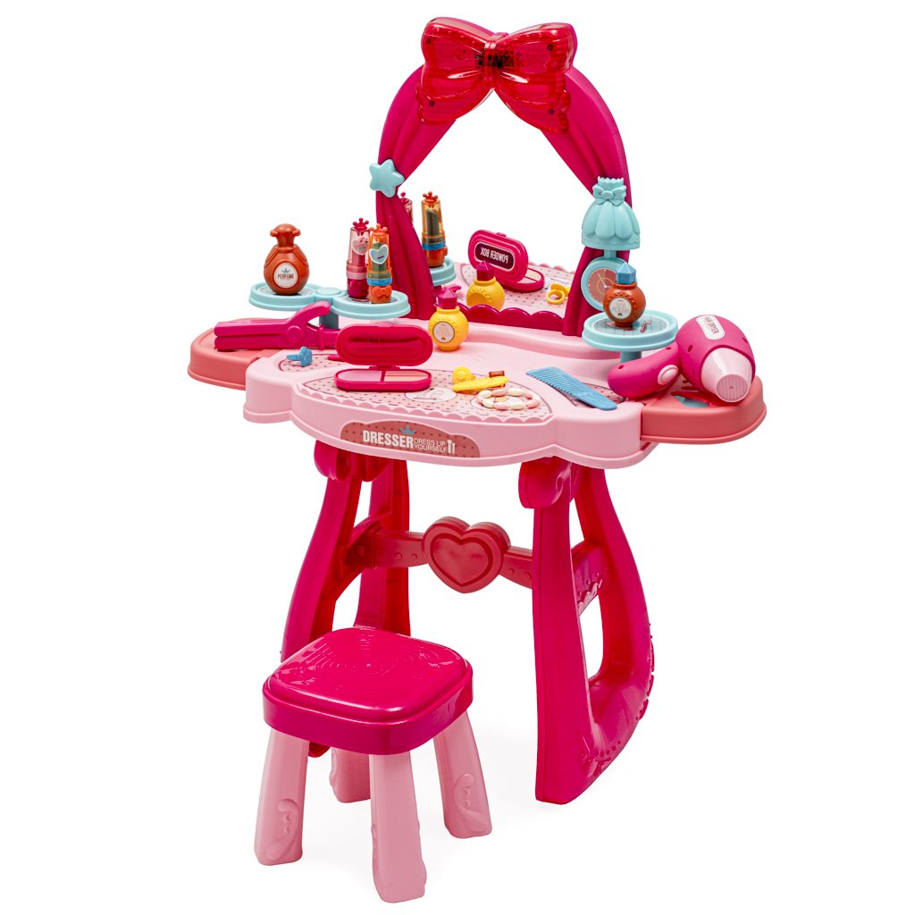 E-shop Detský toaletný stolík s hudbou a stoličkou BABY MIX - 53368