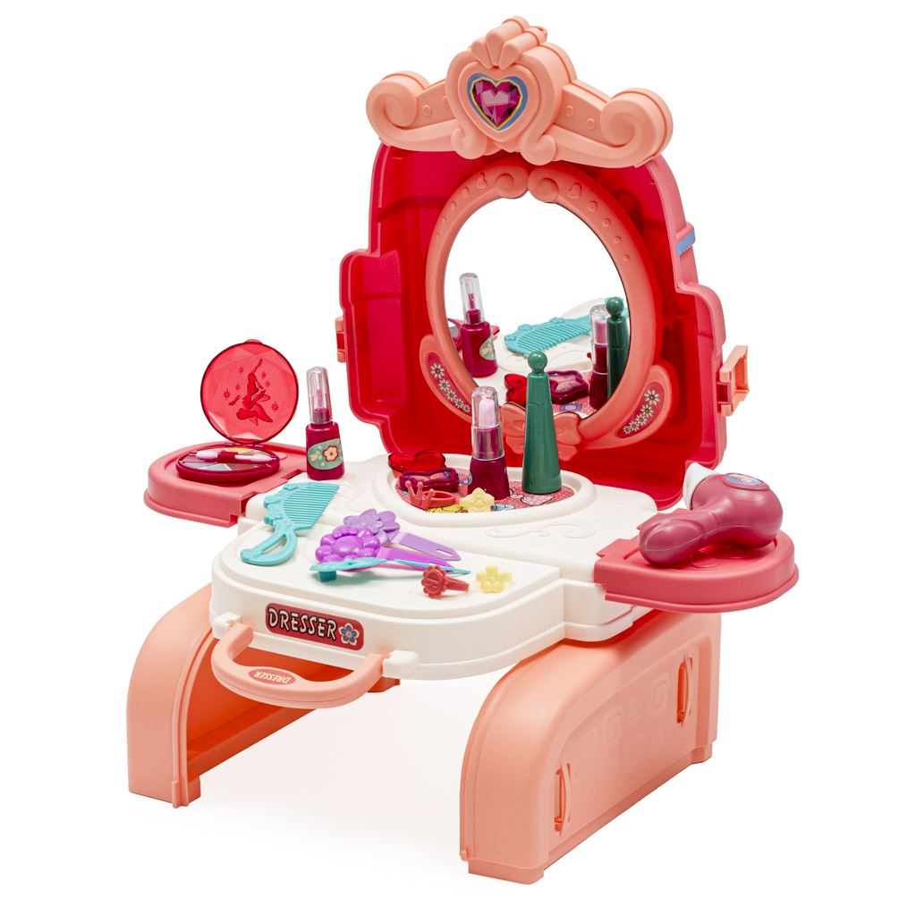 E-shop Dievčenský prenosný kozmetický salón 3 v 1 Batoh BABY MIX - 53372