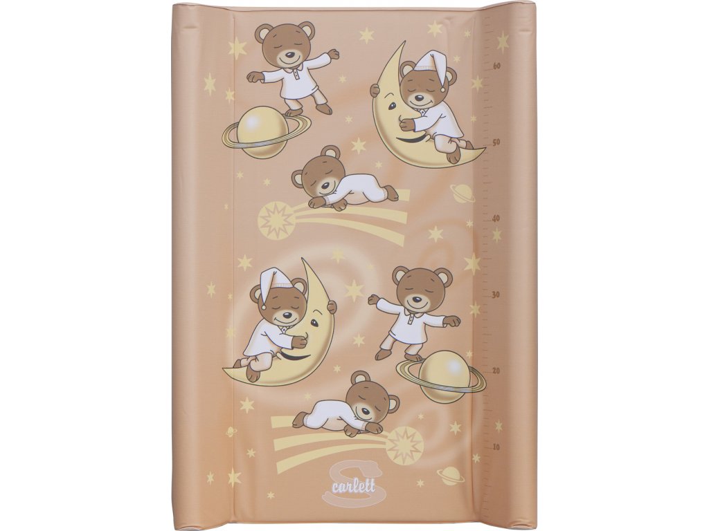 E-shop Scarlett Prebaľovacia podložka mäkká Galaxy 70 x 50 cm - béžová