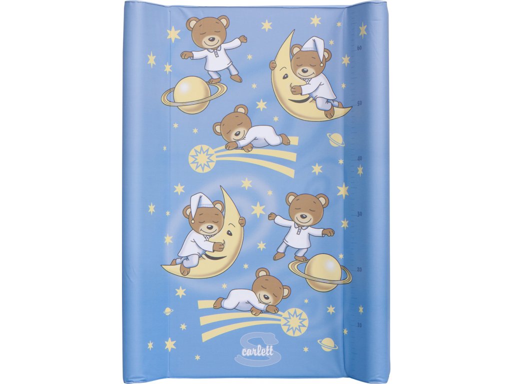 E-shop Scarlett Prebaľovacia podložka mäkká Galaxy 70 x 50 cm - modrá