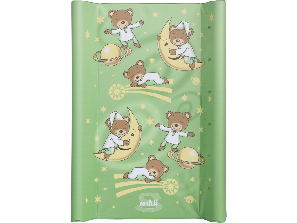 E-shop Scarlett Prebaľovacia podložka mäkká Galaxy 70 x 50 cm - zelená