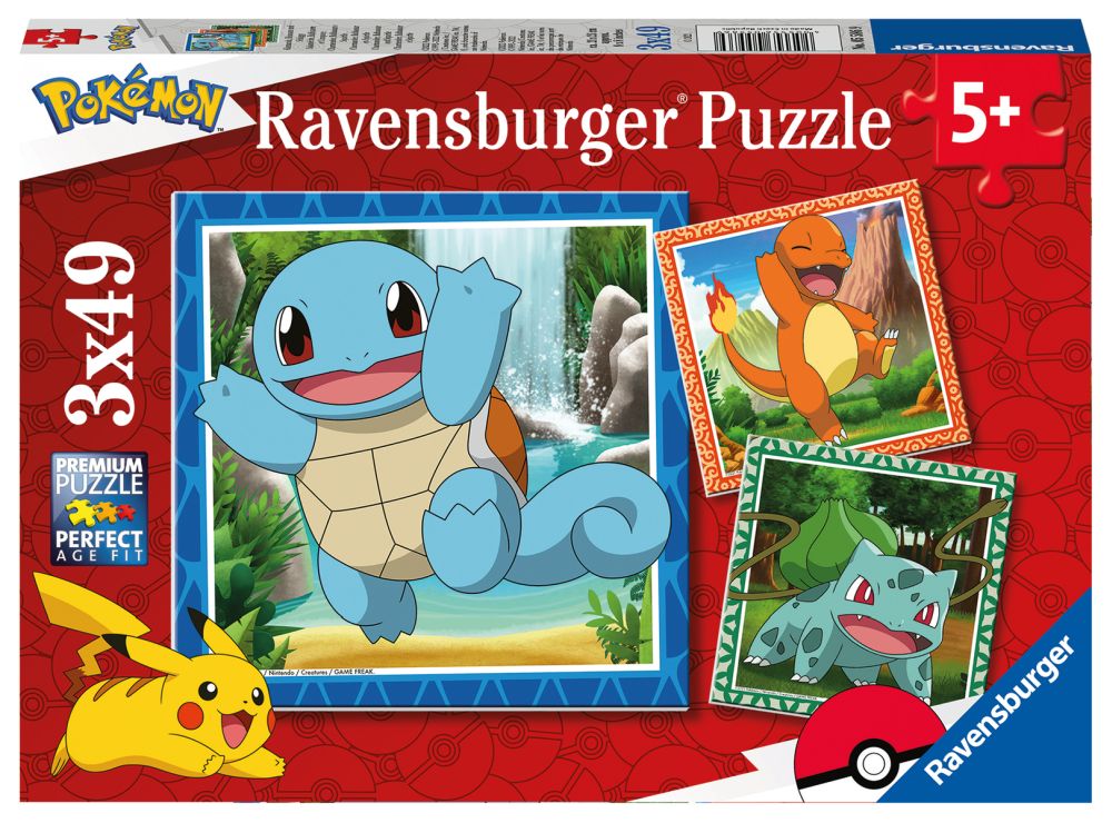 E-shop Ravensburger Vypustite Pokémonov 3x49 dielikov