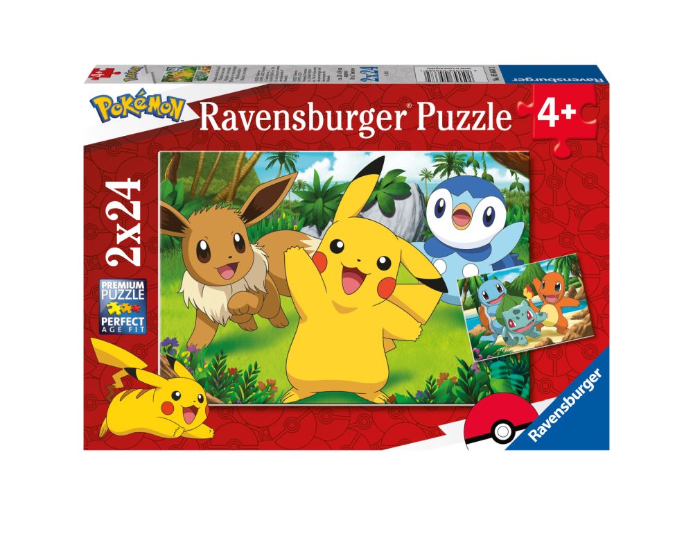 E-shop Ravensburger Pokémon 2x24 dielikov