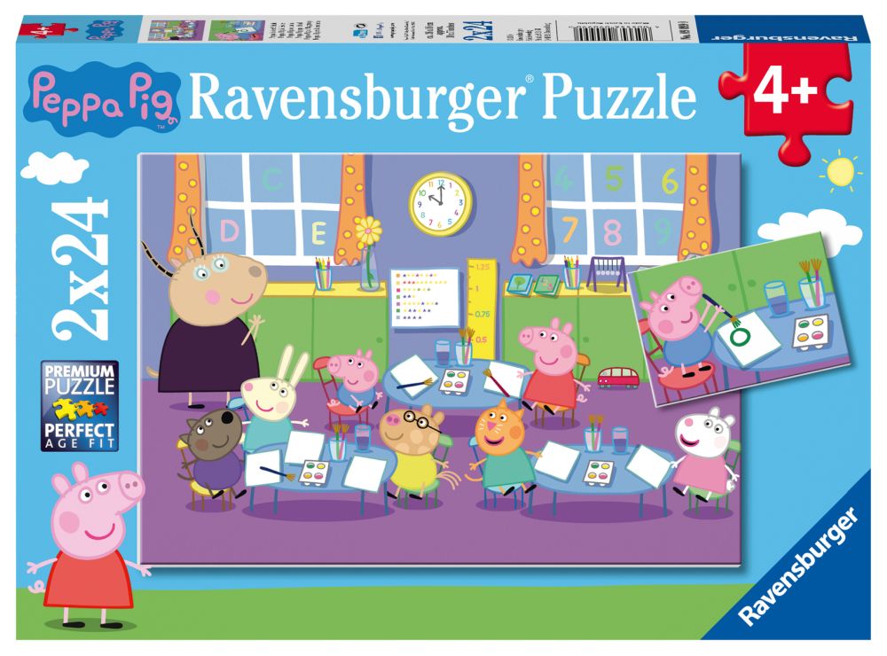 E-shop Ravensburger Prasiatko Peppa 2x24 dielikov
