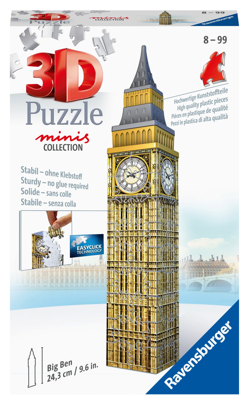 E-shop Ravensburger Mini budova - Big Ben 54 dielikov