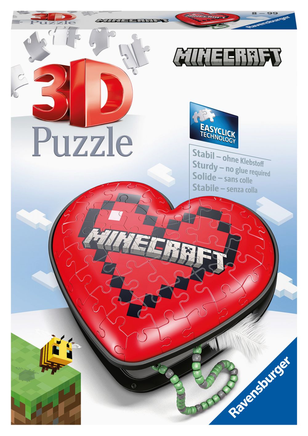 E-shop Ravensburger Srdce Minecraft 54 dielikov