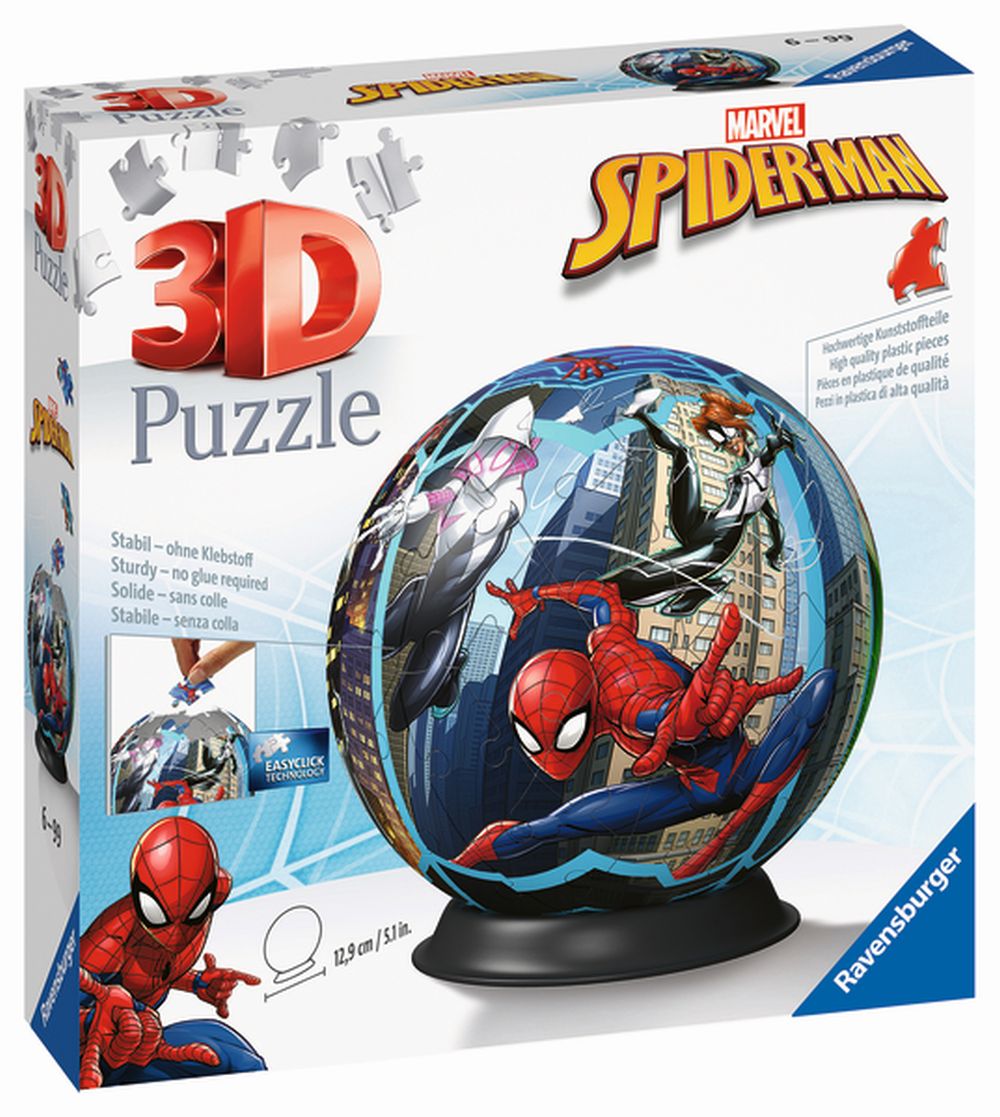 E-shop Ravensburger Puzzle-Ball Spiderman 72 dielikov