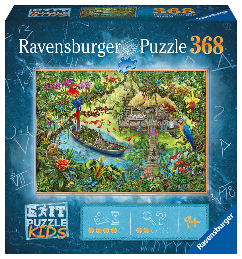 E-shop Ravensburger Exit KIDS Puzzle: Džungla 368 dielikov