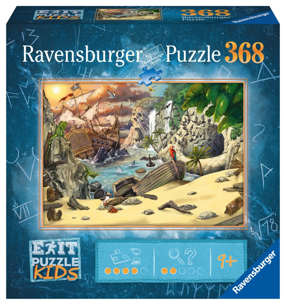 E-shop Ravensburger Exit KIDS Puzzle: Piráti 368 dielikov