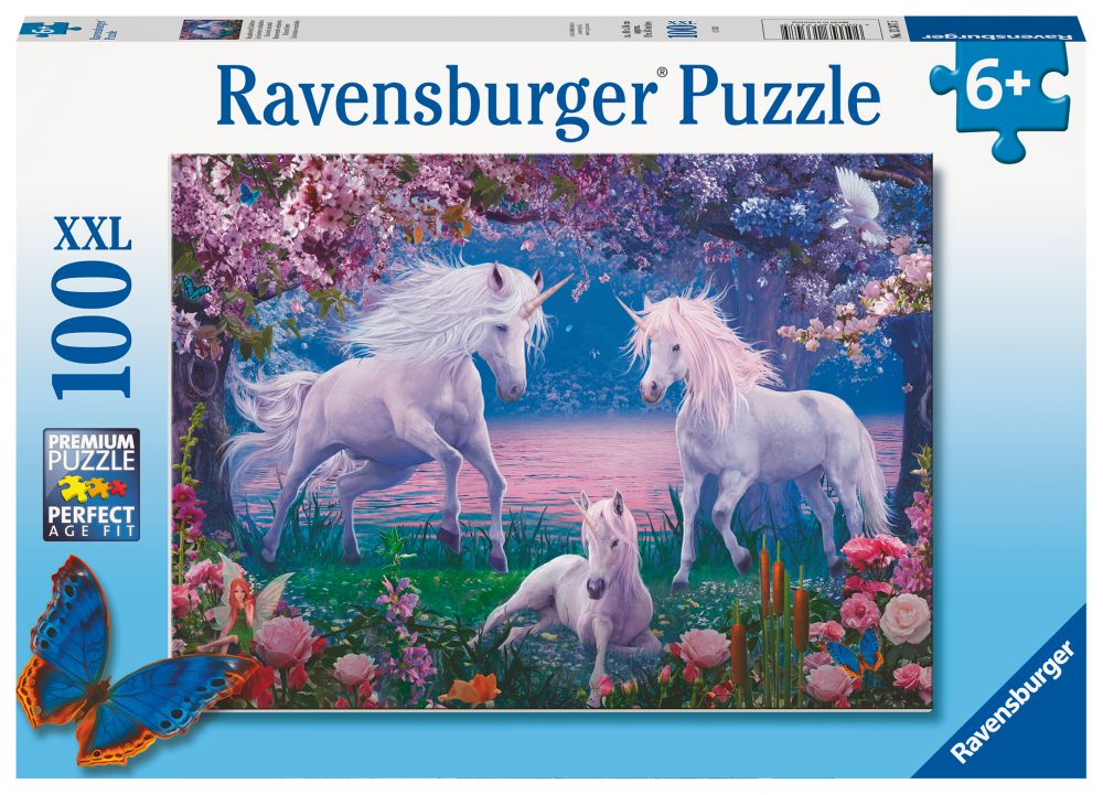 E-shop Ravensburger Prekrásni jednorožci 100 dielikov