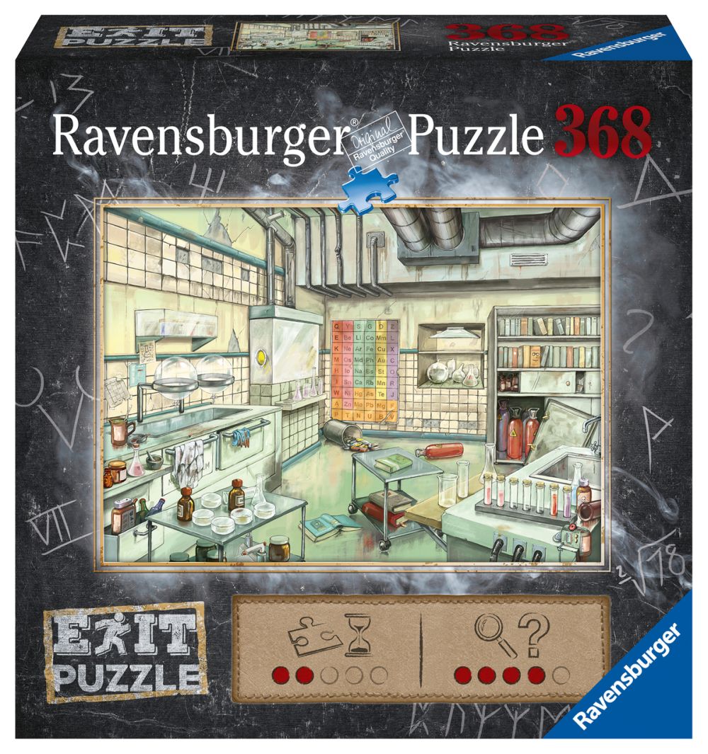 E-shop Ravensburger Exit Puzzle: Laboratória 368 dielikov