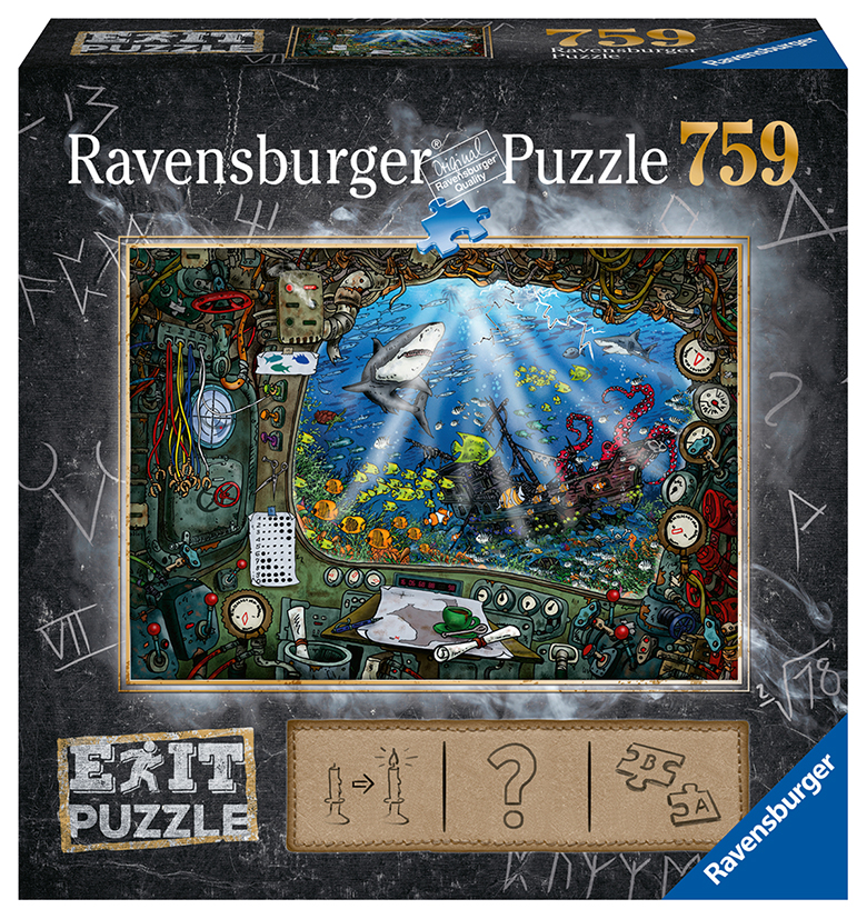 E-shop Ravensburger Exit Puzzle: Ponorka 759 dielikov