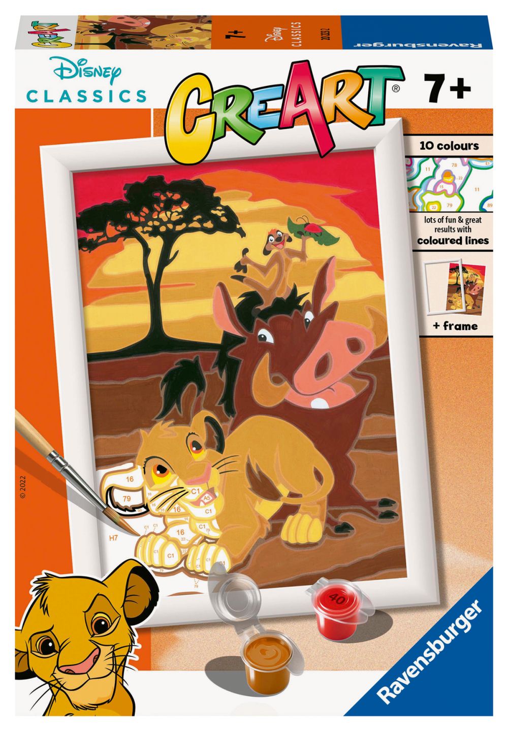 E-shop Ravensburger CreArt Disney: Leví kráľ