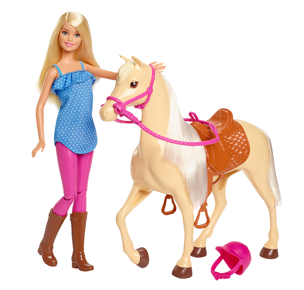 E-shop Mattel Barbie bábika s koňom