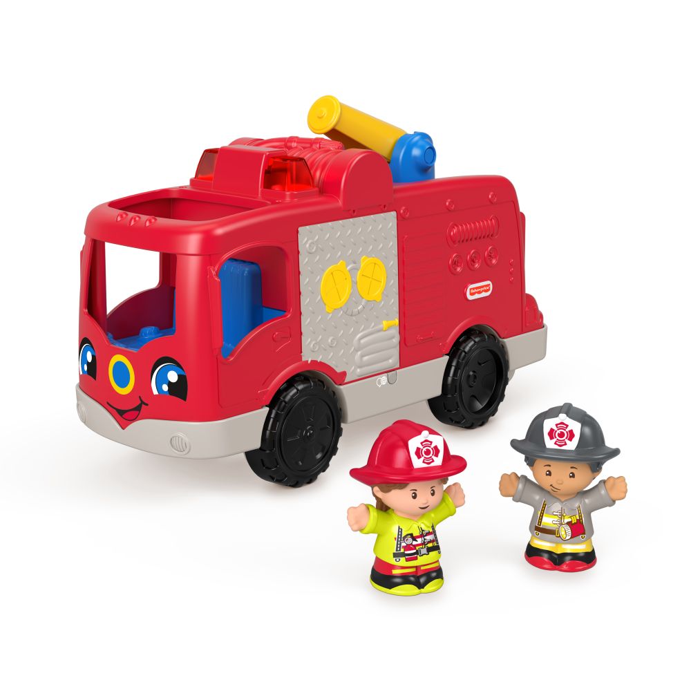 E-shop Mattel Fisher Price Little People HASIČSKÉ AUTO CZ/SK/ENG/HU/PL