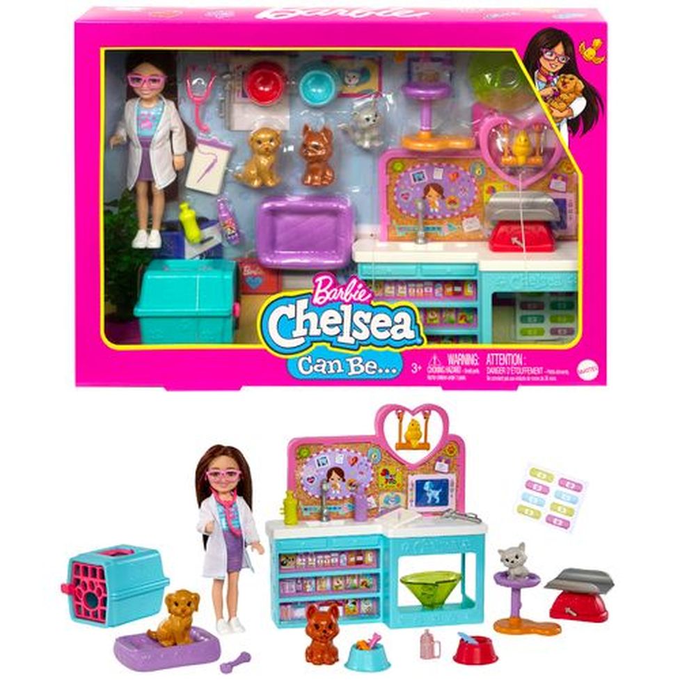 E-shop Mattel Barbie Chelsea veterinárka herný set