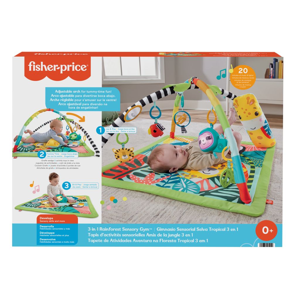 E-shop Mattel Fisher Price hracia dečka so žirafou 3 v 1