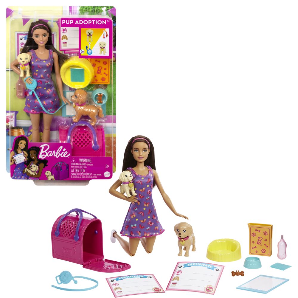 E-shop Mattel Barbie bábika so psíkmi