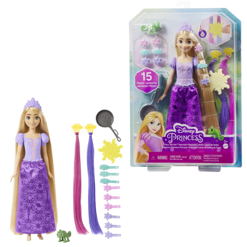 E-shop Mattel Disney Princess bábika Rapunzel s rozprávkovými vlasmi