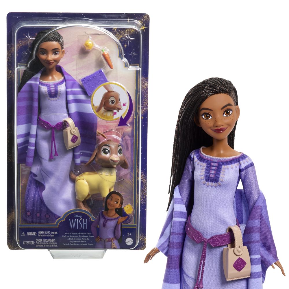 E-shop Mattel DISNEY PRIANIE BÁBIKA SO ZVIERACÍM KAMARÁTOM NA CESTÁCH