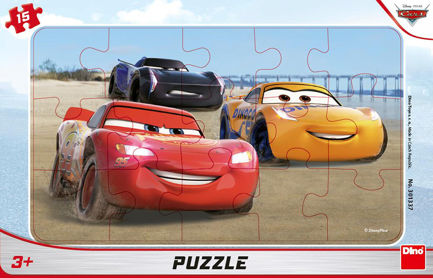 E-shop Dino CARS Pretek 15 doskové Puzzle