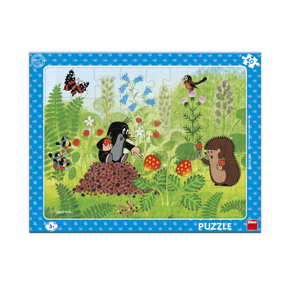 E-shop Dino KRTKO A JAHODY 40 doskové Puzzle