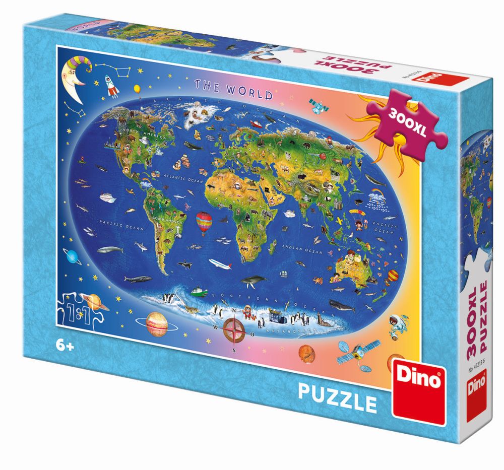 E-shop Dino DETSKÁ MAPA 300 XL Puzzle