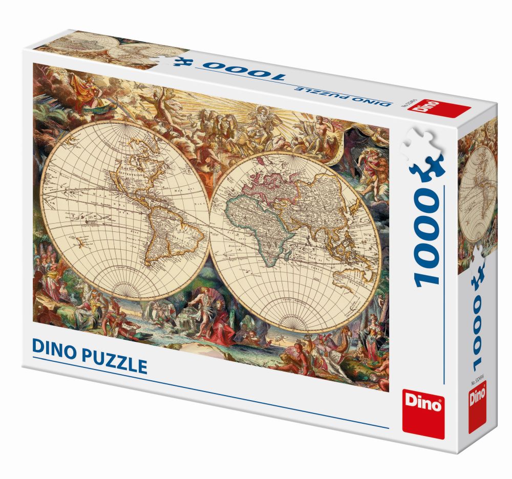 E-shop Dino HISTORICKÁ MAPA 1000 Puzzle