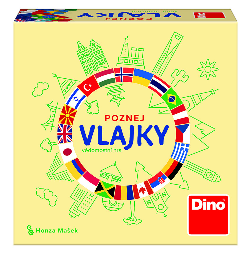 E-shop Dino POZNAJ VLAJKY Cestovná hra
