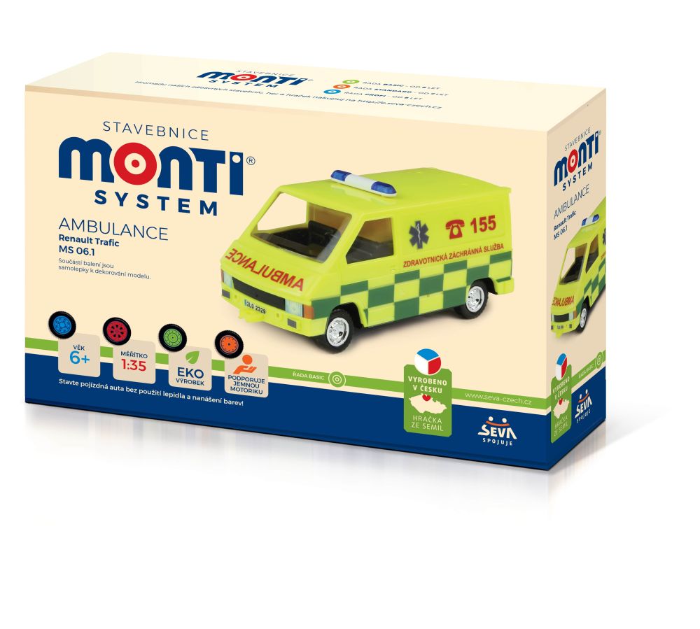 E-shop SEVA Monti systém MS 06.1 - Ambulancia