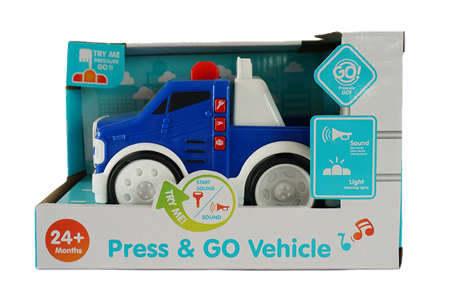 E-shop MAC TOYS Policajné auto so zvukom a svetlom