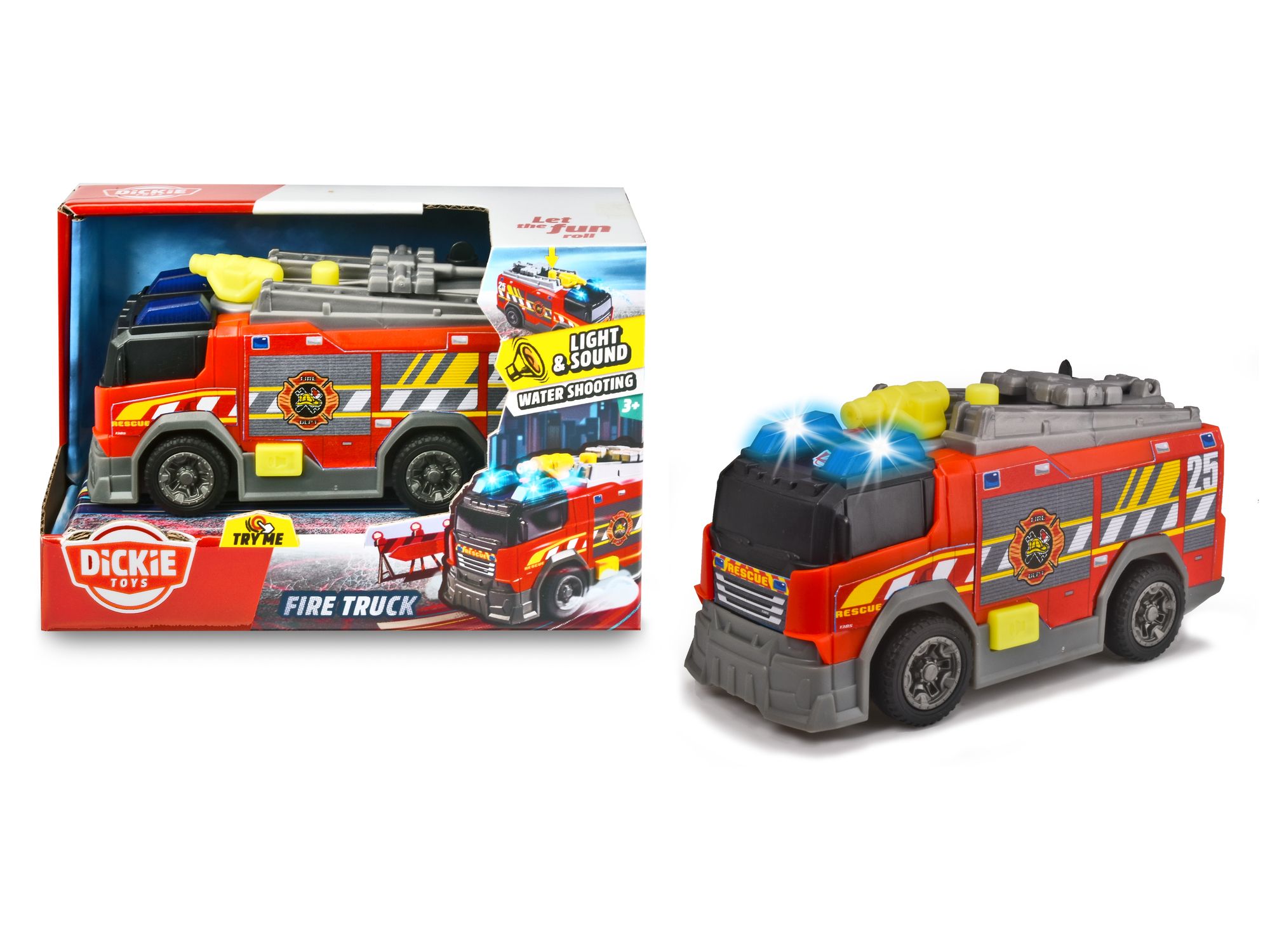 E-shop Dickie AS Hasičské auto 15 cm