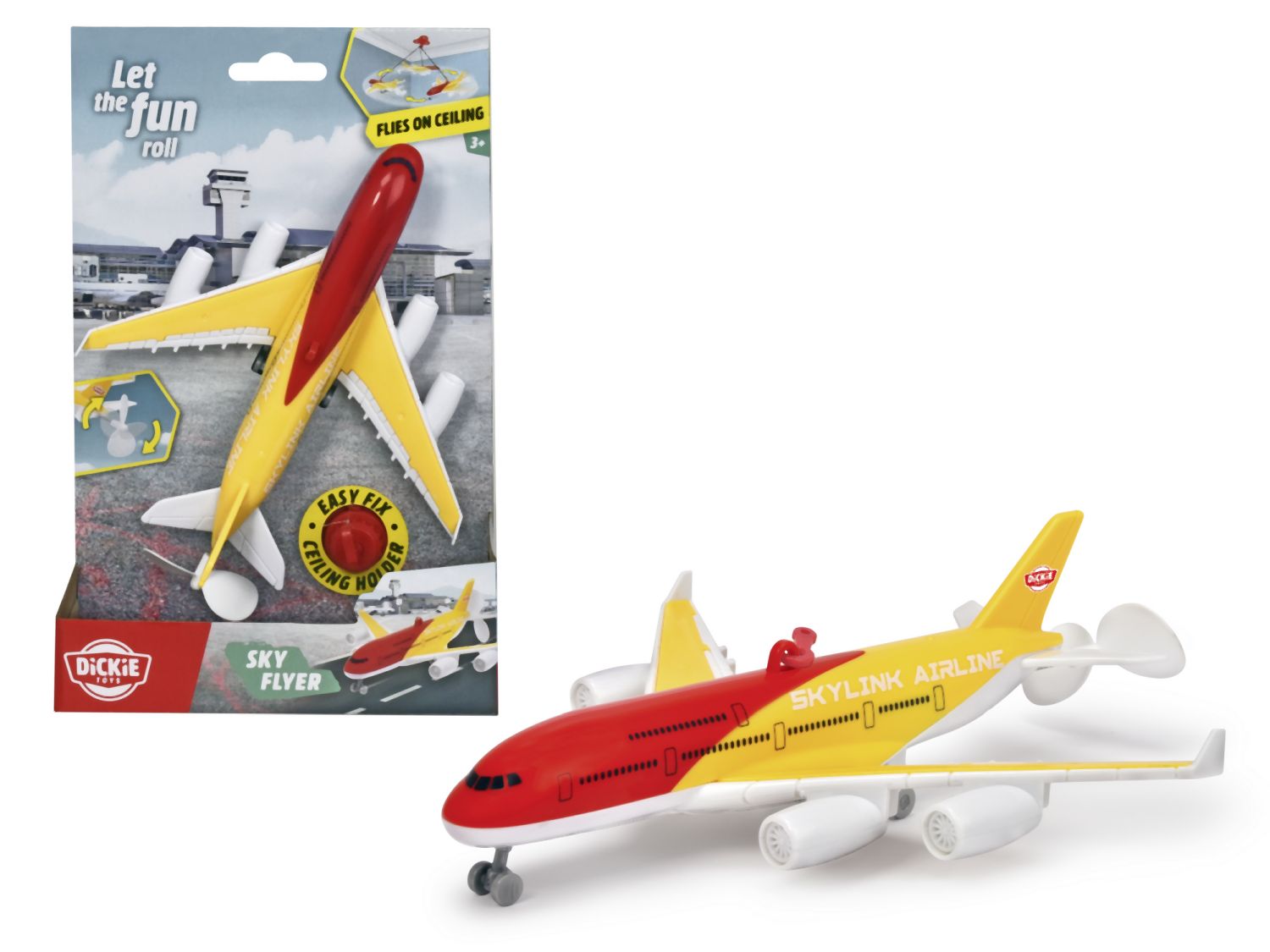 E-shop Dickie Lietadlo Sky Flyer 18 cm
