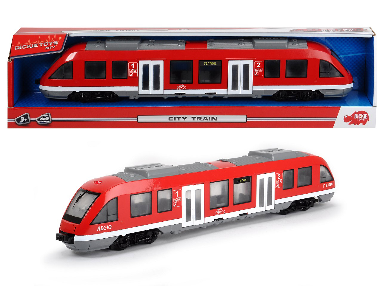E-shop Dickie Vlak City 45 cm