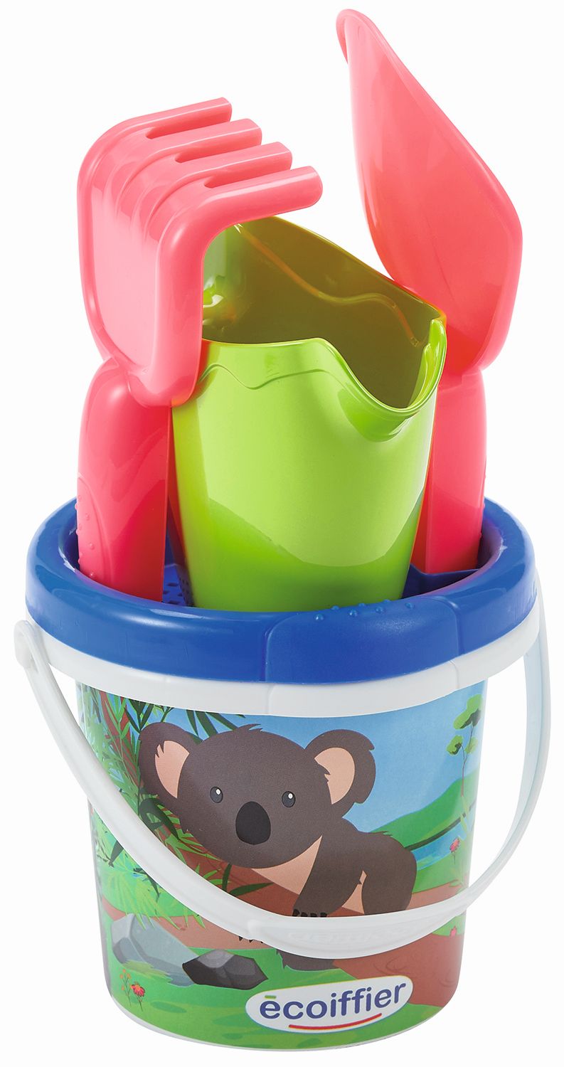 E-shop Ecoiffier Vedierko Koala s krhličkou a príslušenstvom, 12 cm
