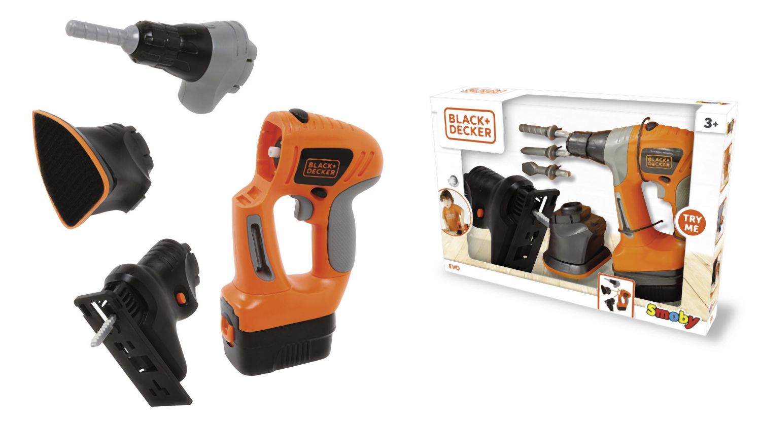 E-shop Smoby B&D Súprava náradia 3 v 1, elektr.