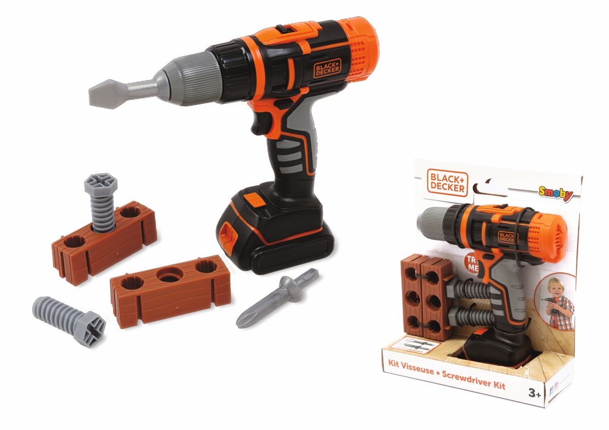 E-shop Smoby B&D mechanická aku vŕtačka/skrutkovač