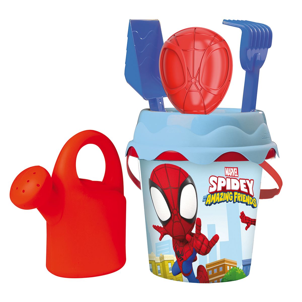 E-shop Smoby Vedierko Spidey s krhličkou a prísl., stredné