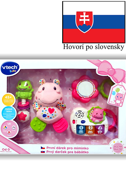 E-shop Vtech Prvý darček pre bábëtko (SK) - ružový